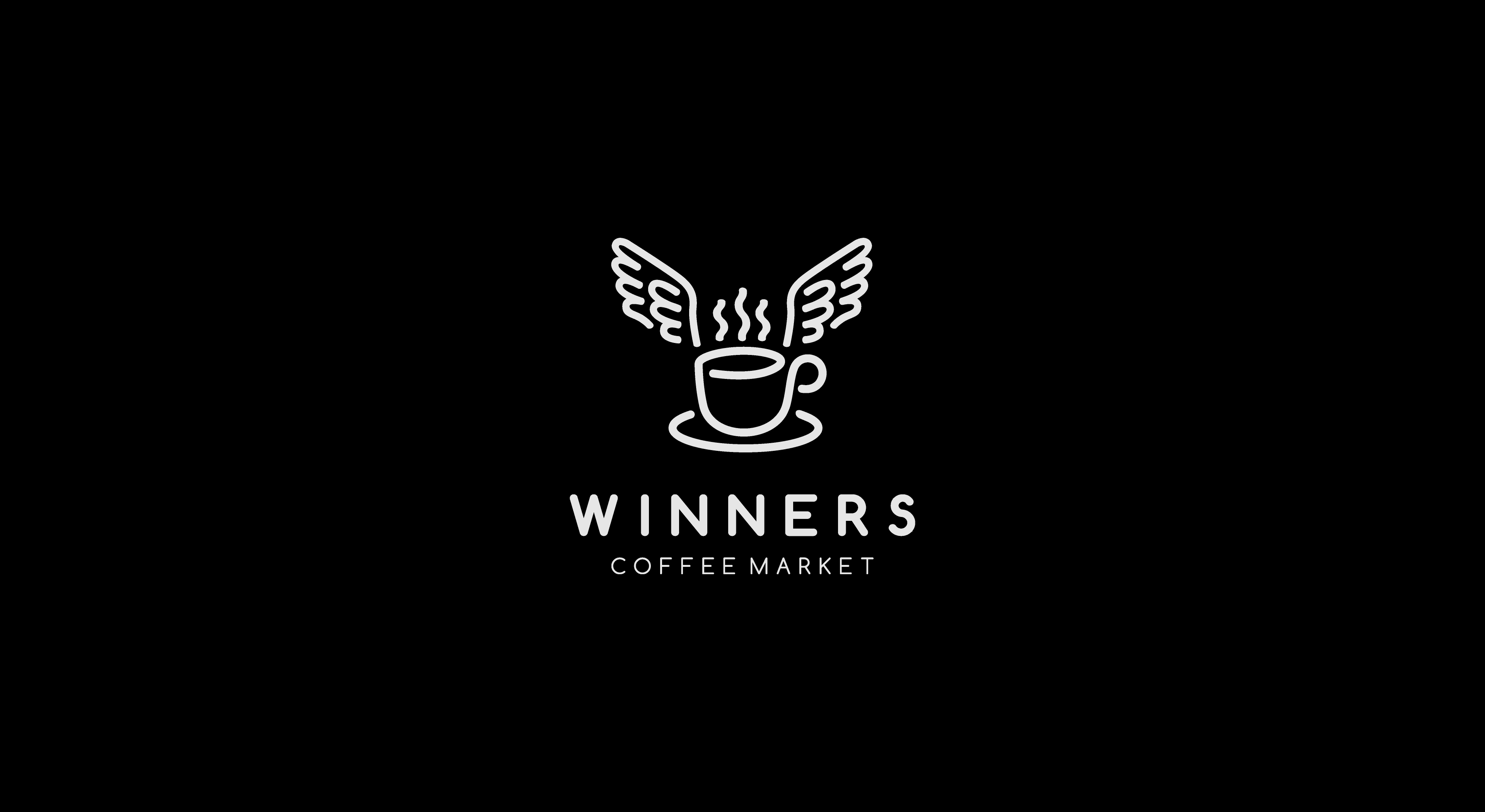 Winners Coffee by aoie studio, 2024. A coffee chain across multiple Russian cities with in-house food and pastry production, quality coffee, and high service standards.